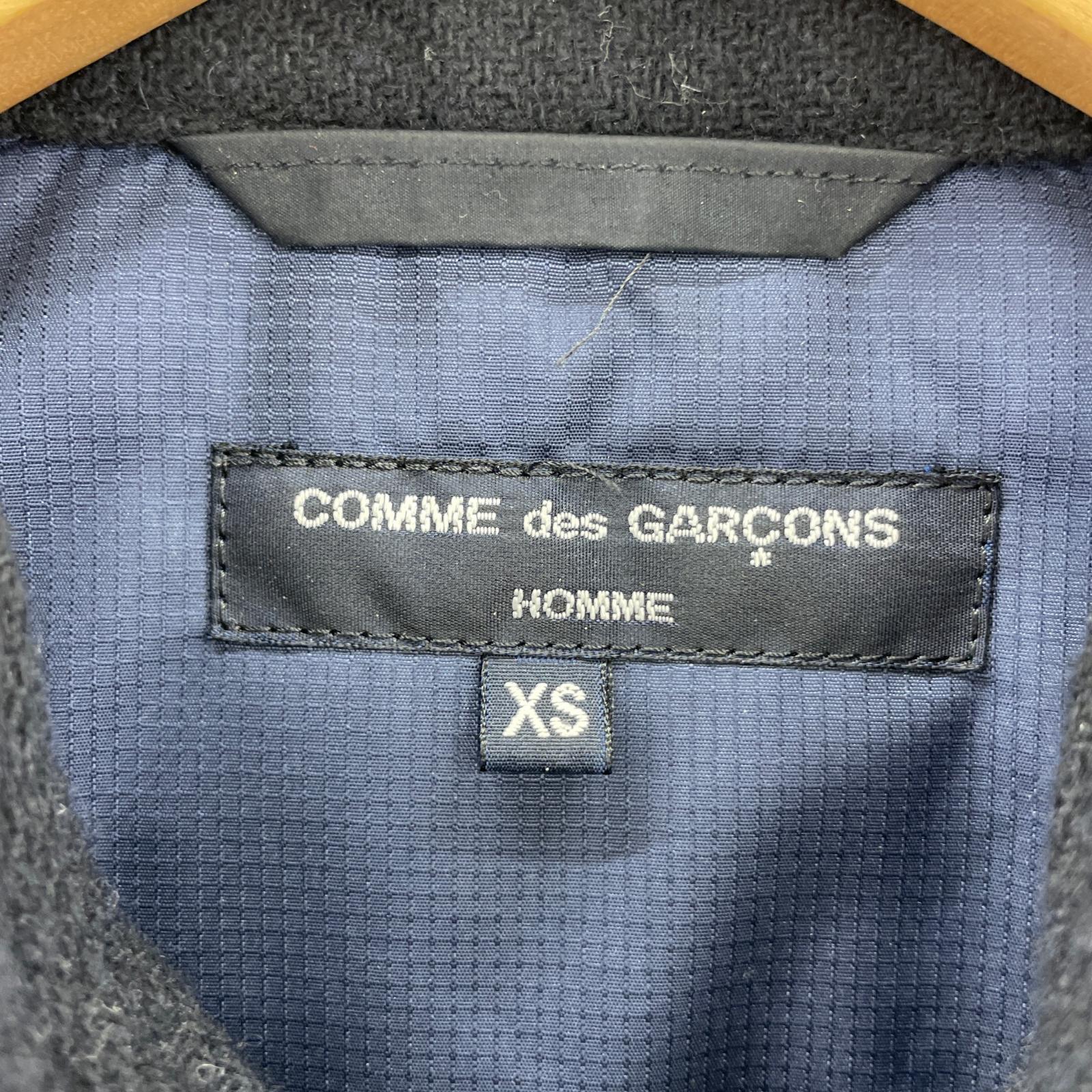 ブルゾン HOMME CPO中綿MA-1スリーブ切替シャツジャケット XS ネイビー