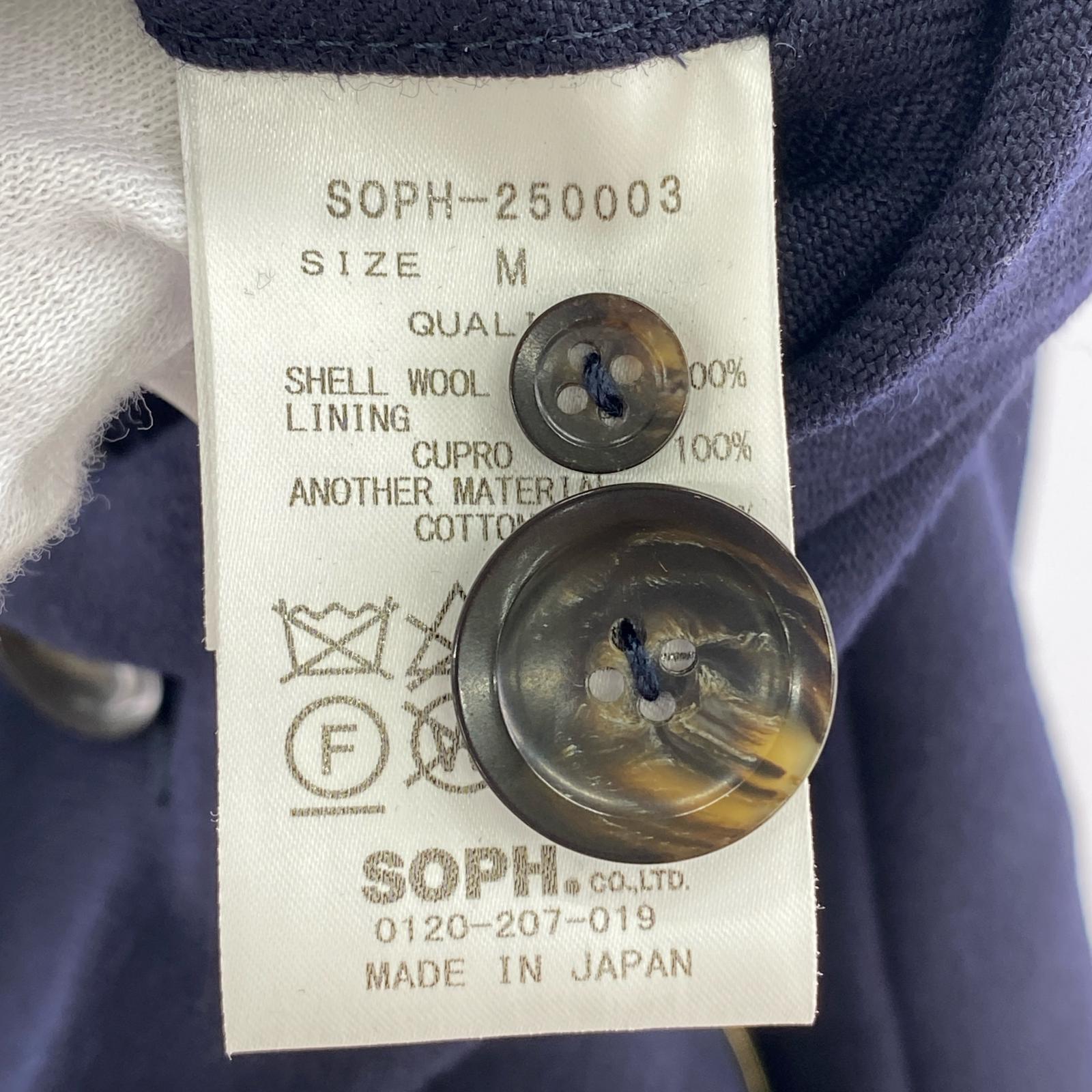 テーラードジャケット ZIP POCKET 1BUTTON JACKET M ネイビー M