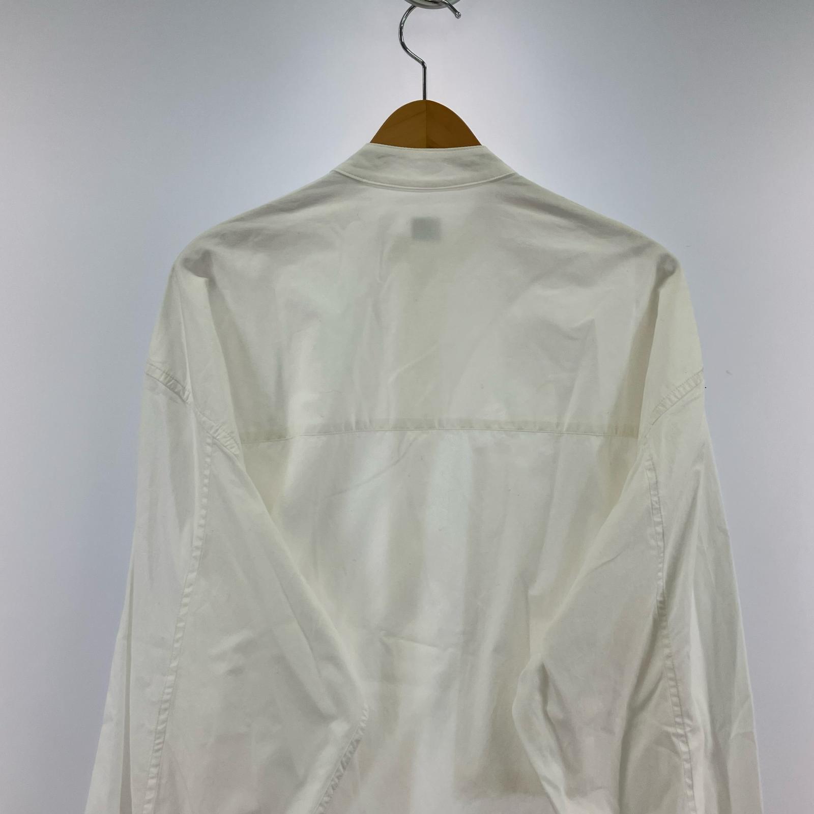 長袖シャツ CORE COLLARLESS LINEMAN SHIRT M M ホワイト