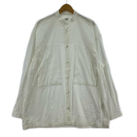 長袖シャツ CORE COLLARLESS LINEMAN SHIRT M M ホワイト