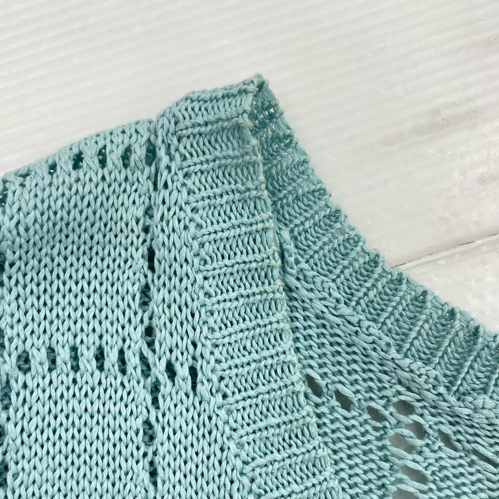 長袖シャツ DAIRIKU A.J. Knit Vest 22SS K-4 青 (F) フリー