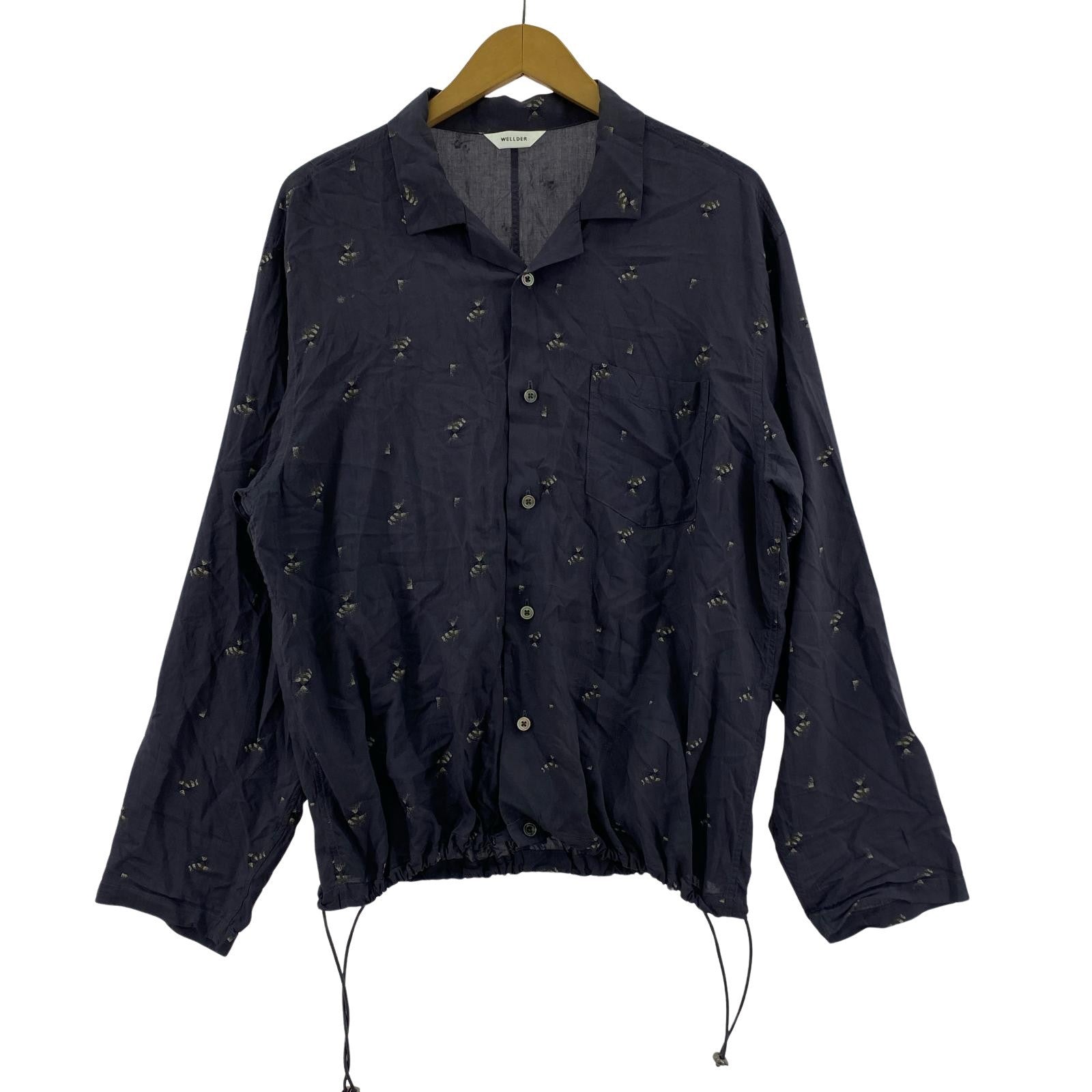 長袖シャツ WELLDER DrawString Shirt WM20SSH11 グレー (3) 3 グレー