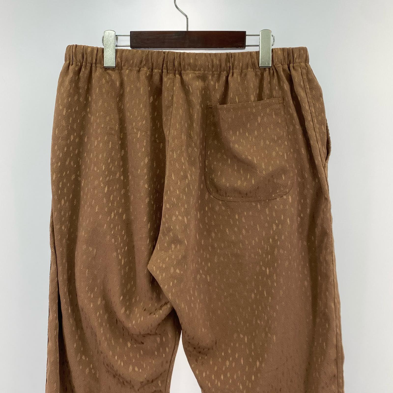 パンツ South2 West8 String Slack Pant-PolyJacquard EJ853 茶 (M) M ブラウン