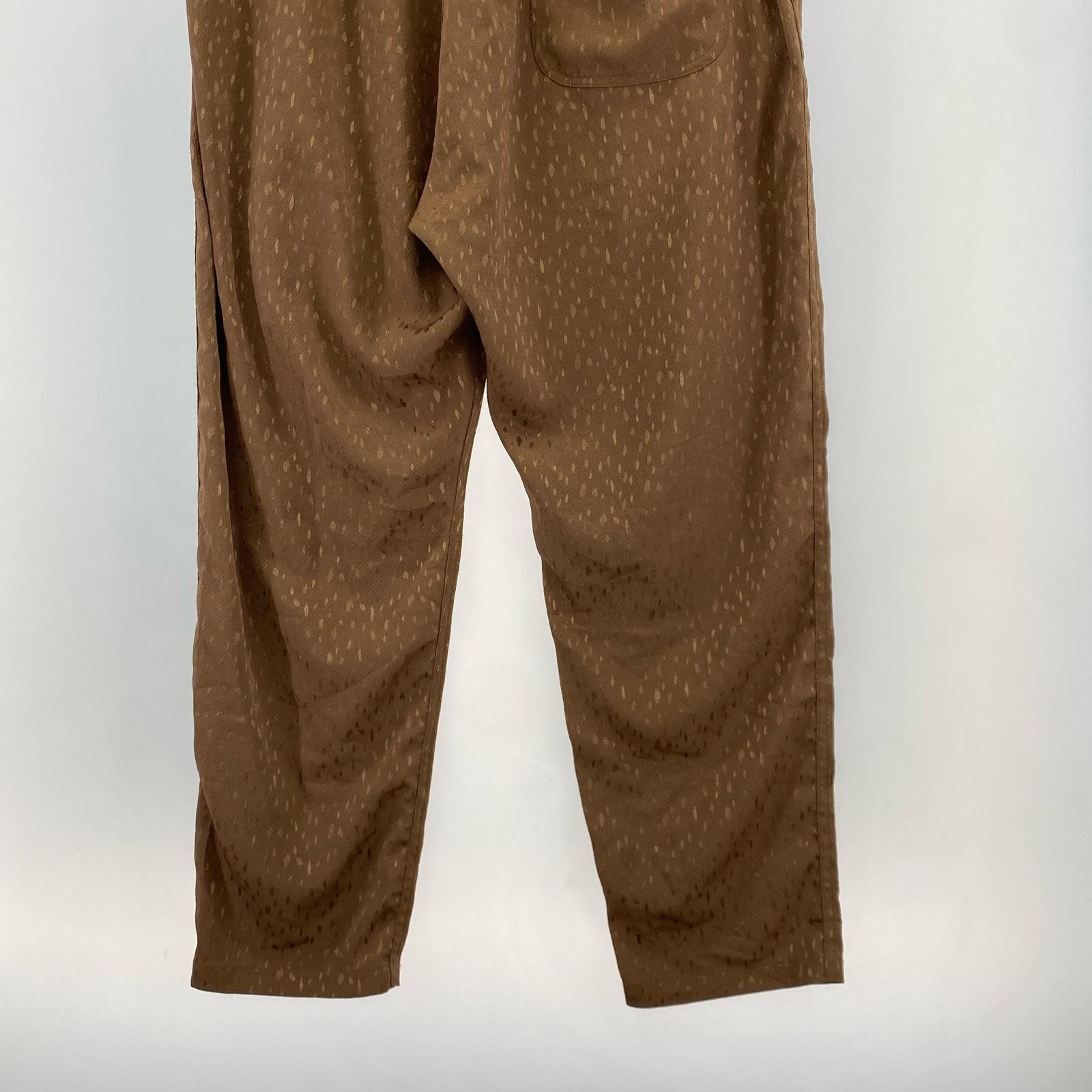 パンツ South2 West8 String Slack Pant-PolyJacquard EJ853 茶 (M) M ブラウン