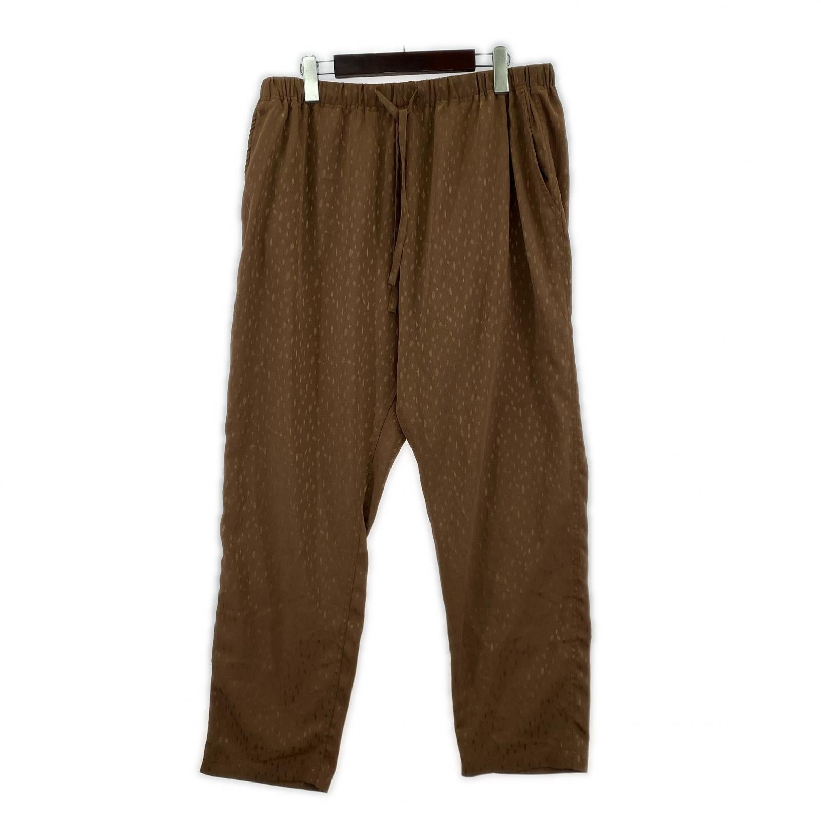 パンツ South2 West8 String Slack Pant-PolyJacquard EJ853 茶 (M) M ブラウン