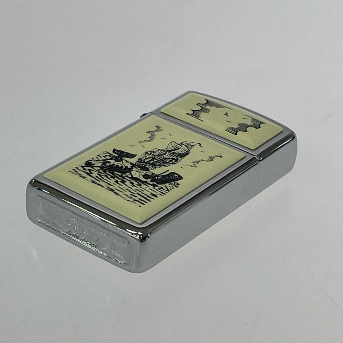 ライター scrimshaw ship/スリムタイプ