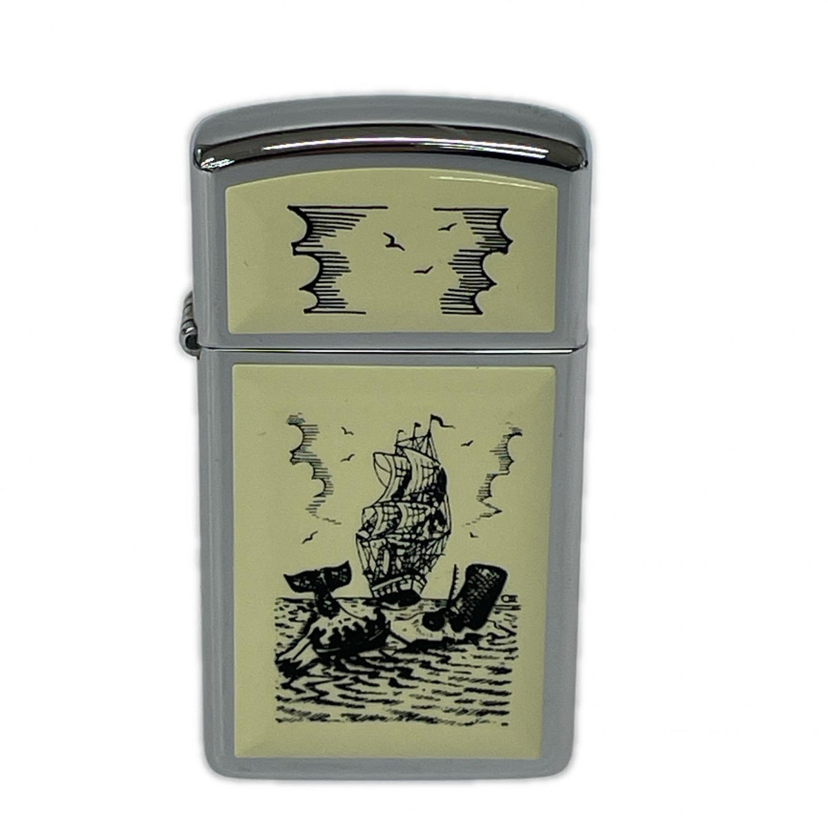 ライター scrimshaw ship/スリムタイプ
