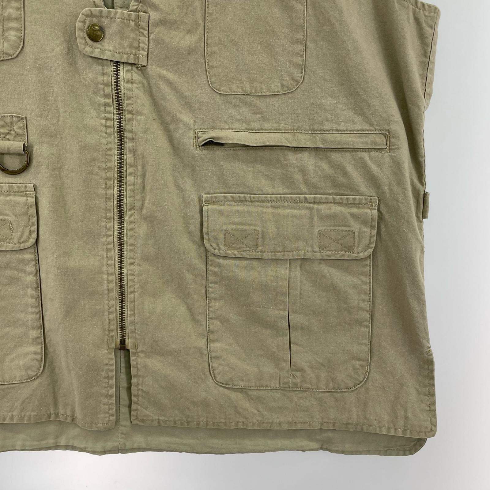 ジャケット TRAVEL SMITH ハンティングベスト ベージュ (XL) ベージュ