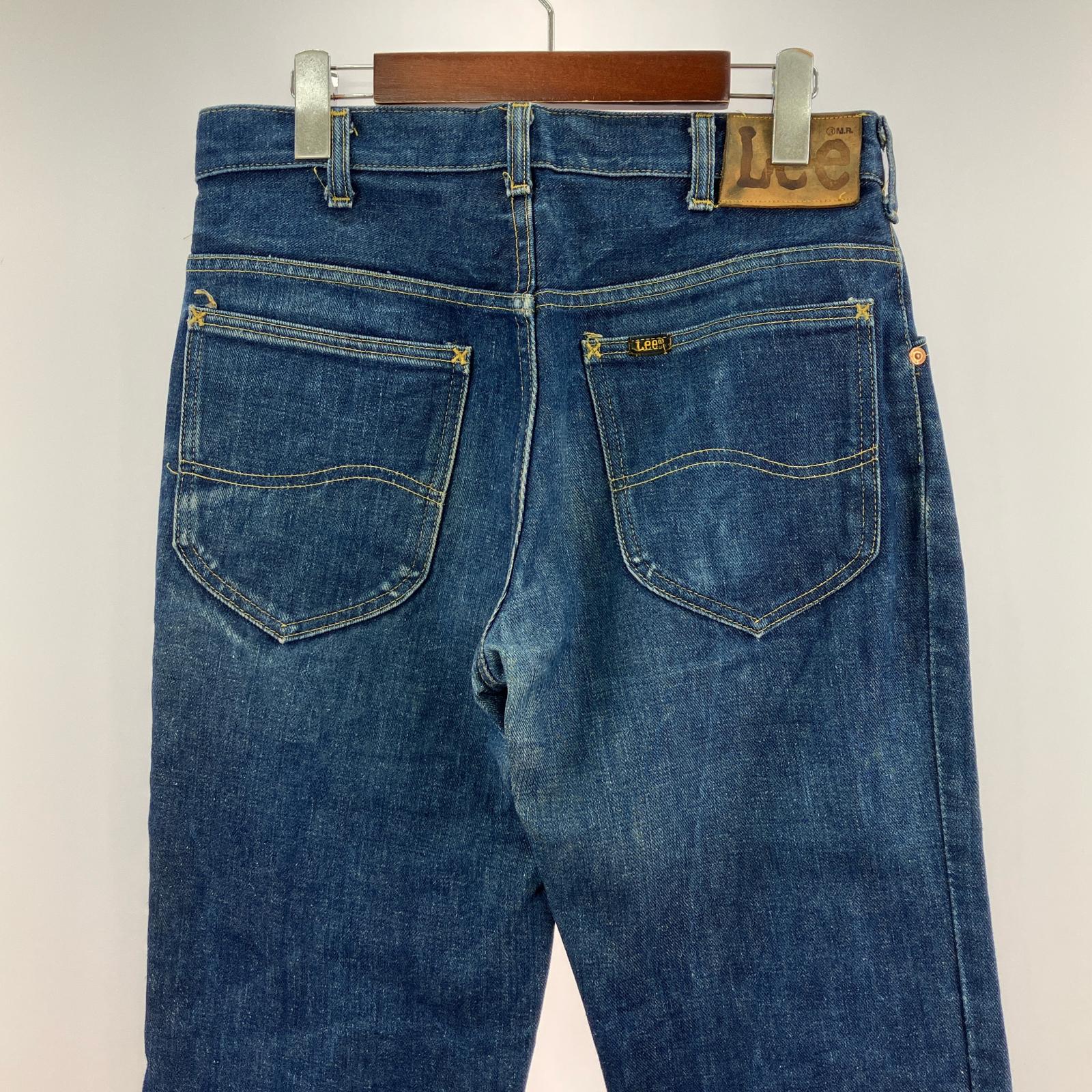 デニムパンツ 70s~80s 200-0341 実寸W32 ブルー