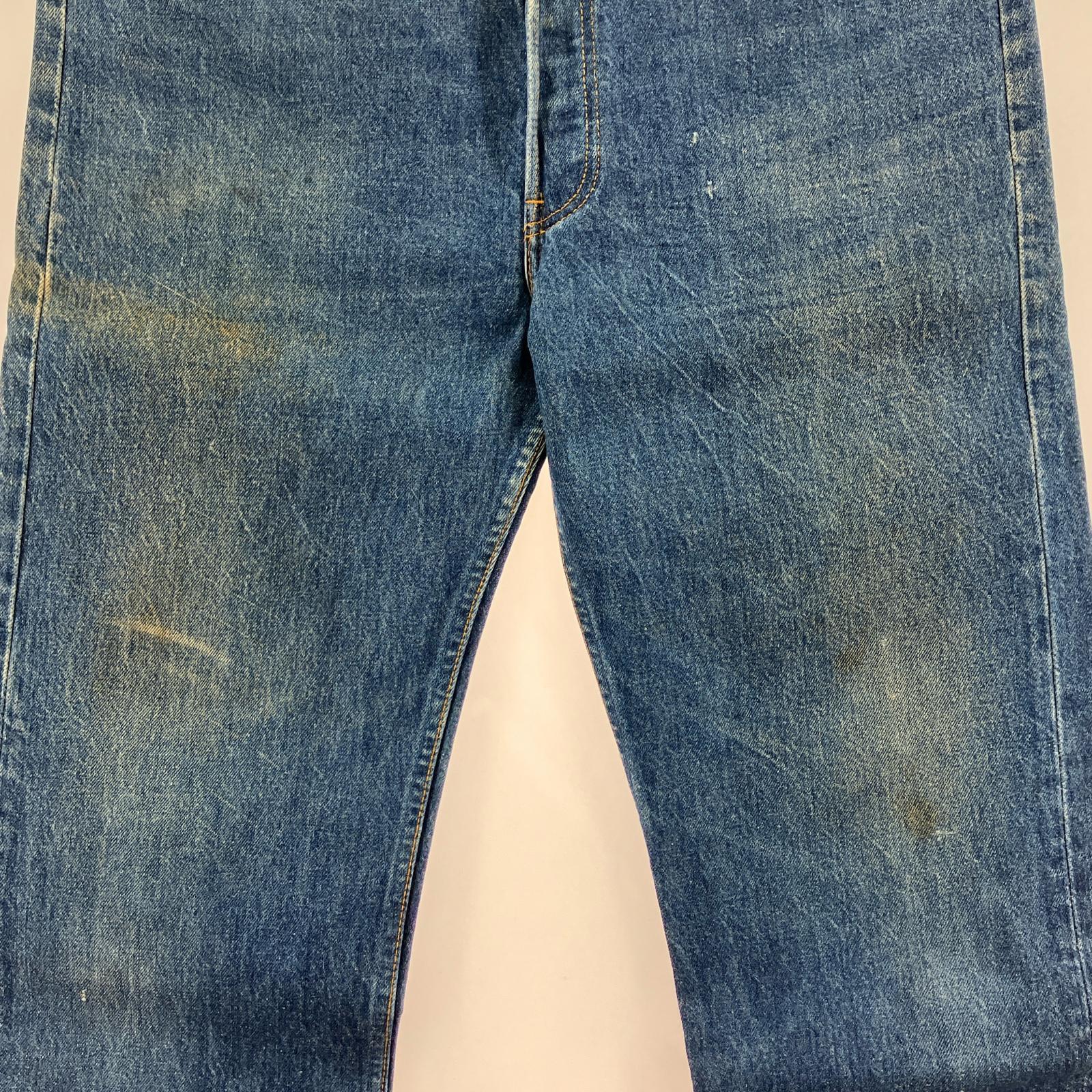 デニムパンツ 90s USA製 501 W36~ ブルー