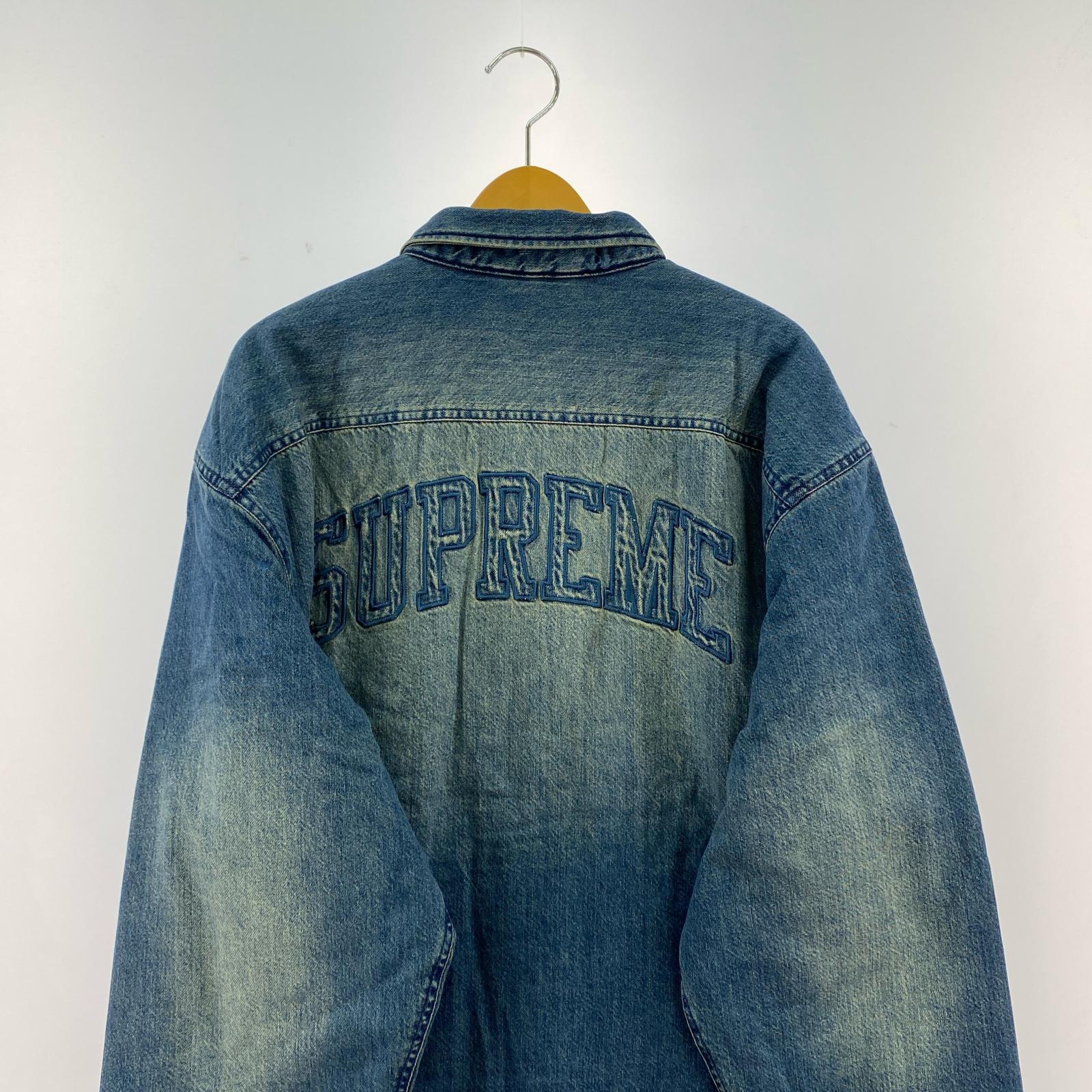 長袖シャツ 25AW Faux Shearling Lined Work Shirt XL ブルー