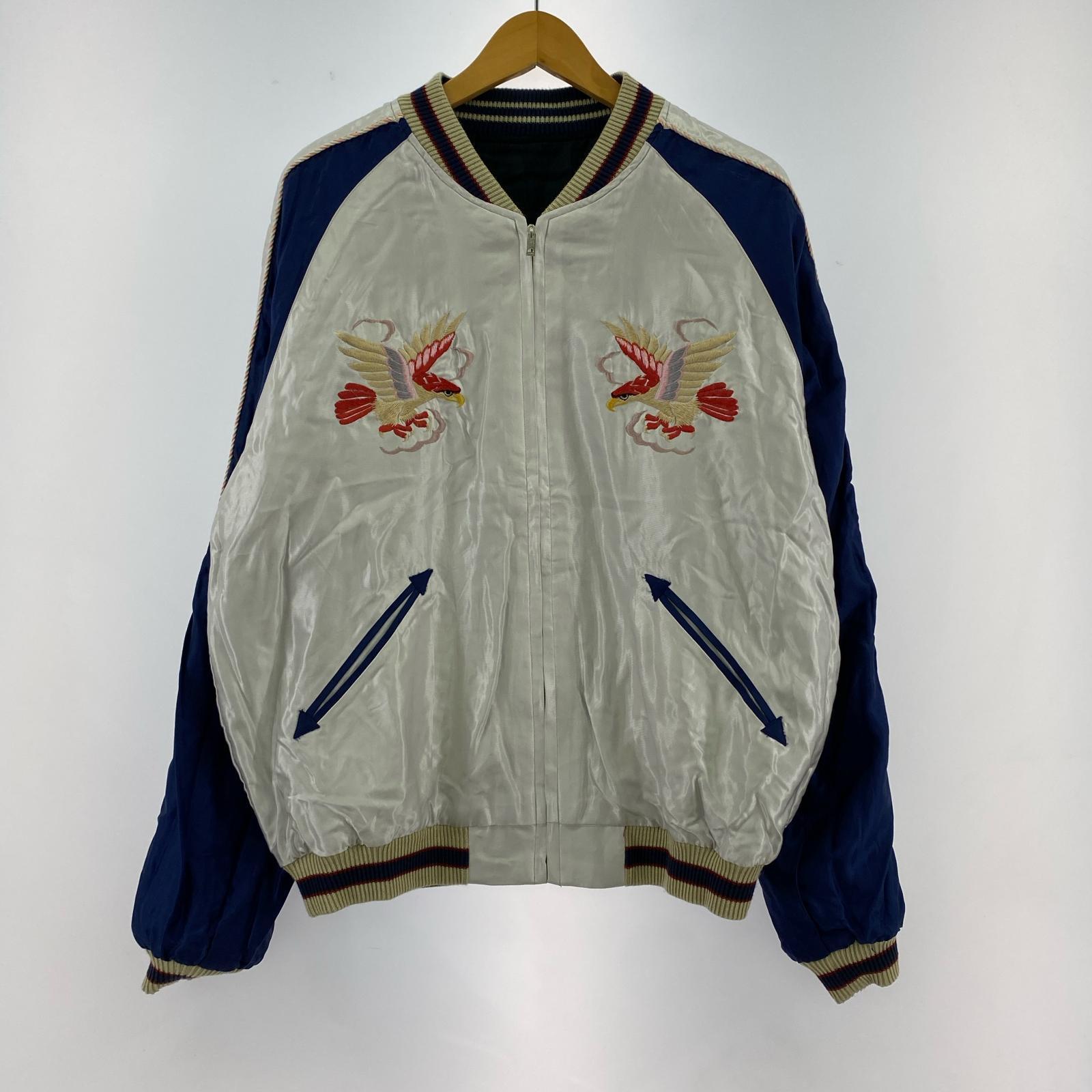 ブルゾン 1950s Style Acetate Souvenir Jacket XL