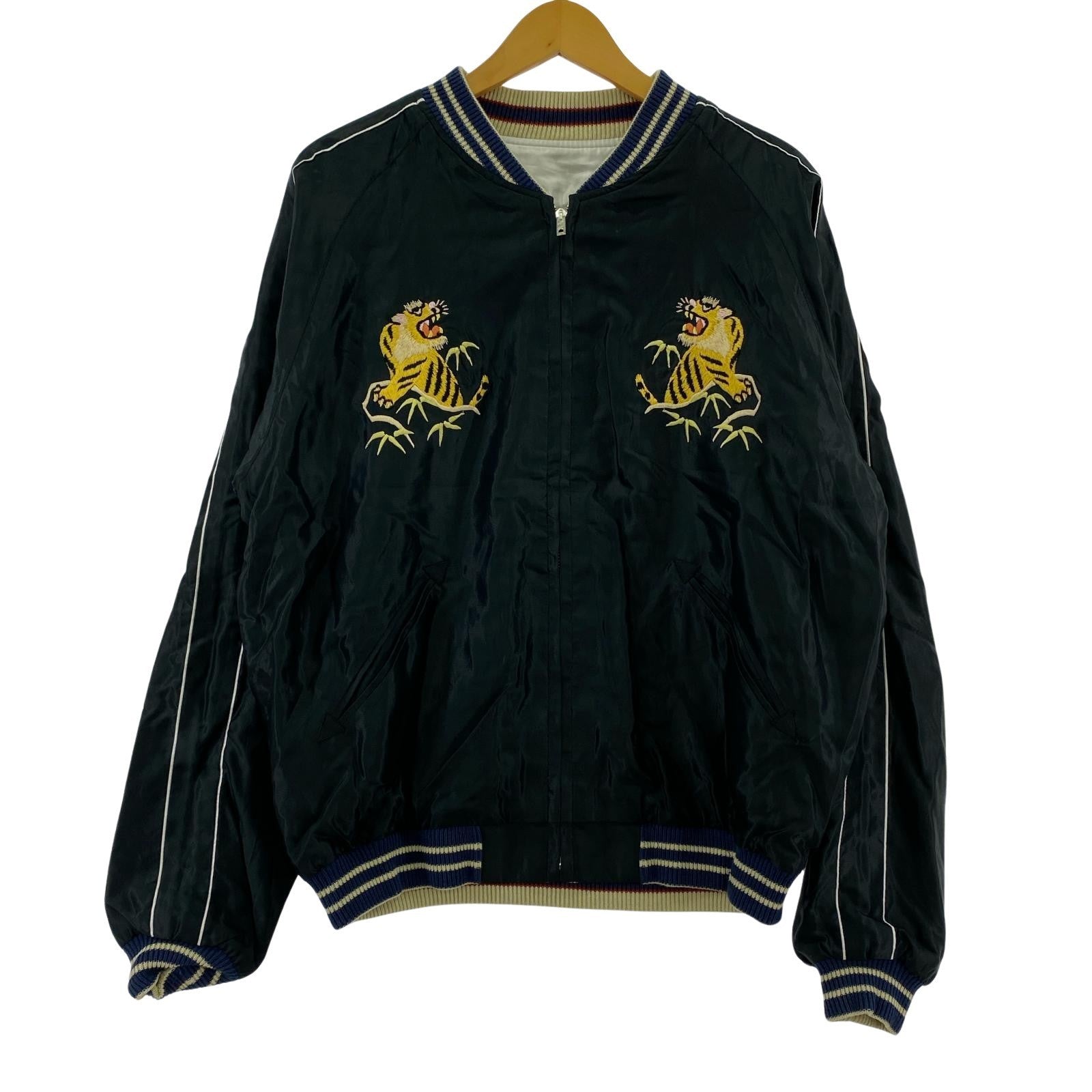 ブルゾン 1950s Style Acetate Souvenir Jacket XL
