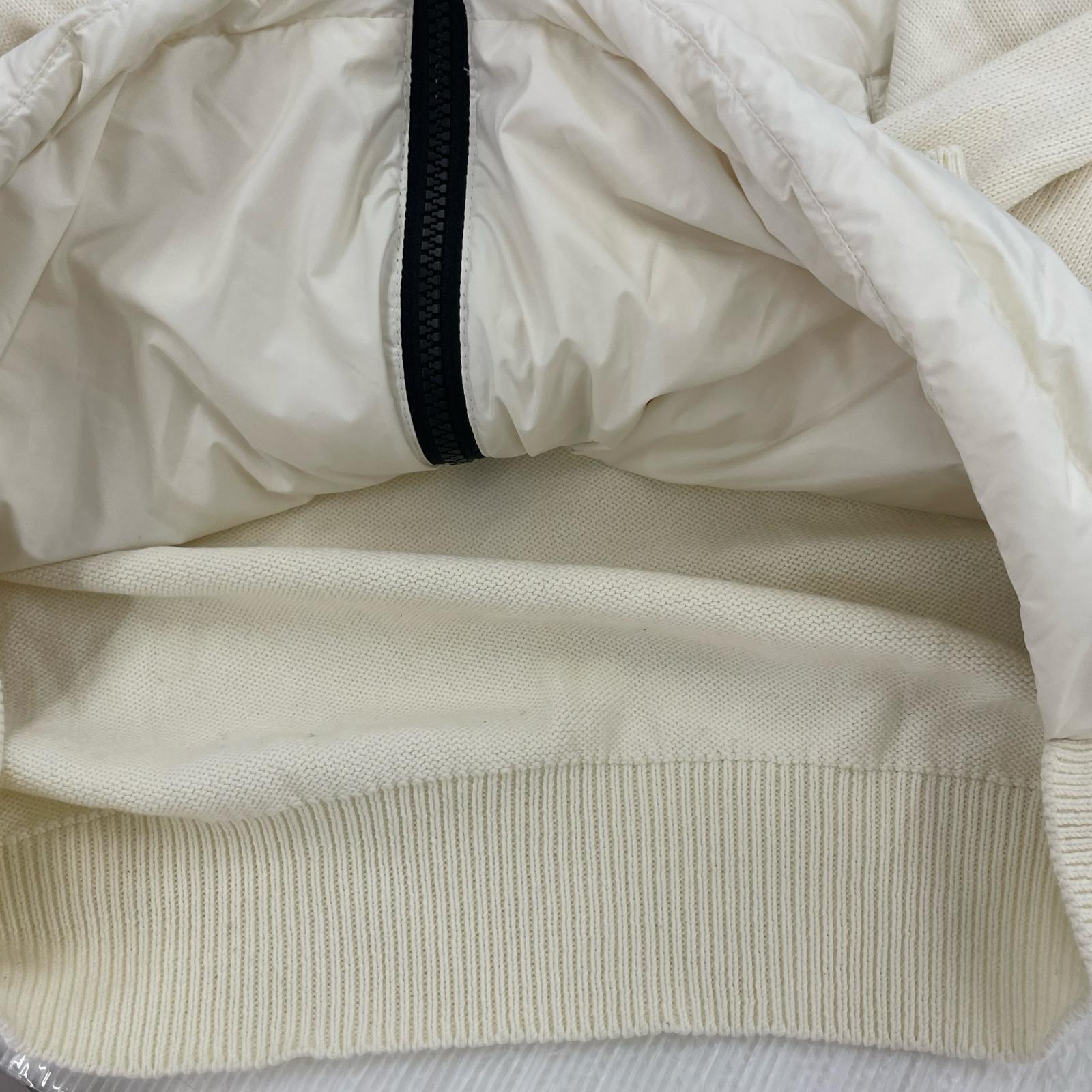 ダウンジャケット CARDIGAN TRICOT M 白 M ホワイト