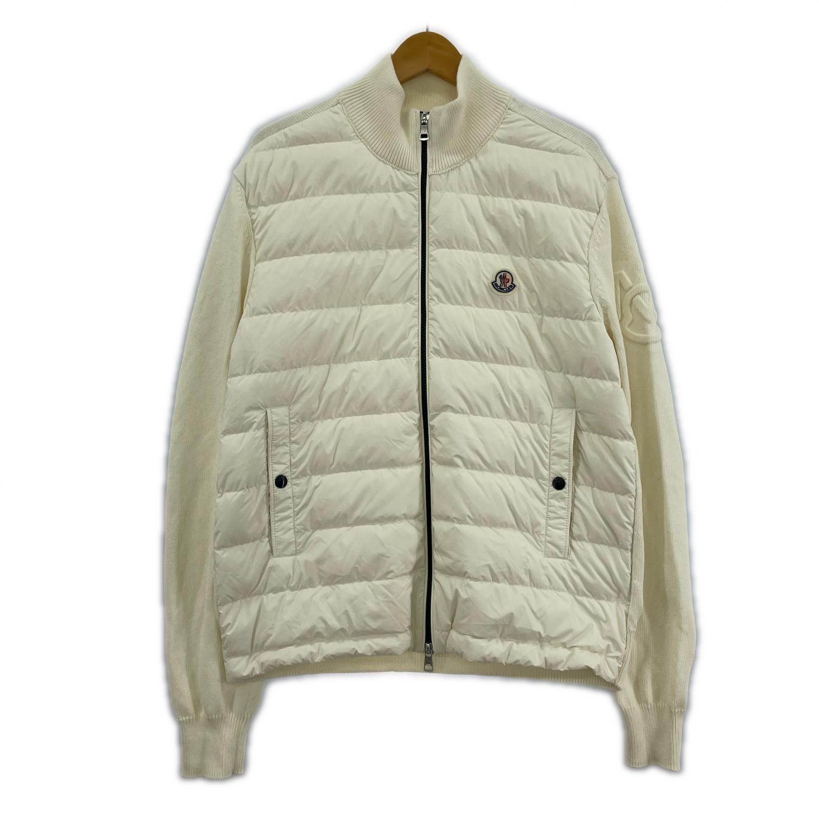 ダウンジャケット CARDIGAN TRICOT M 白 M ホワイト