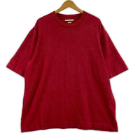半袖Tシャツ 24SS Co/Silk Nep Plain Tee ネップ加工Tee 2 レッド