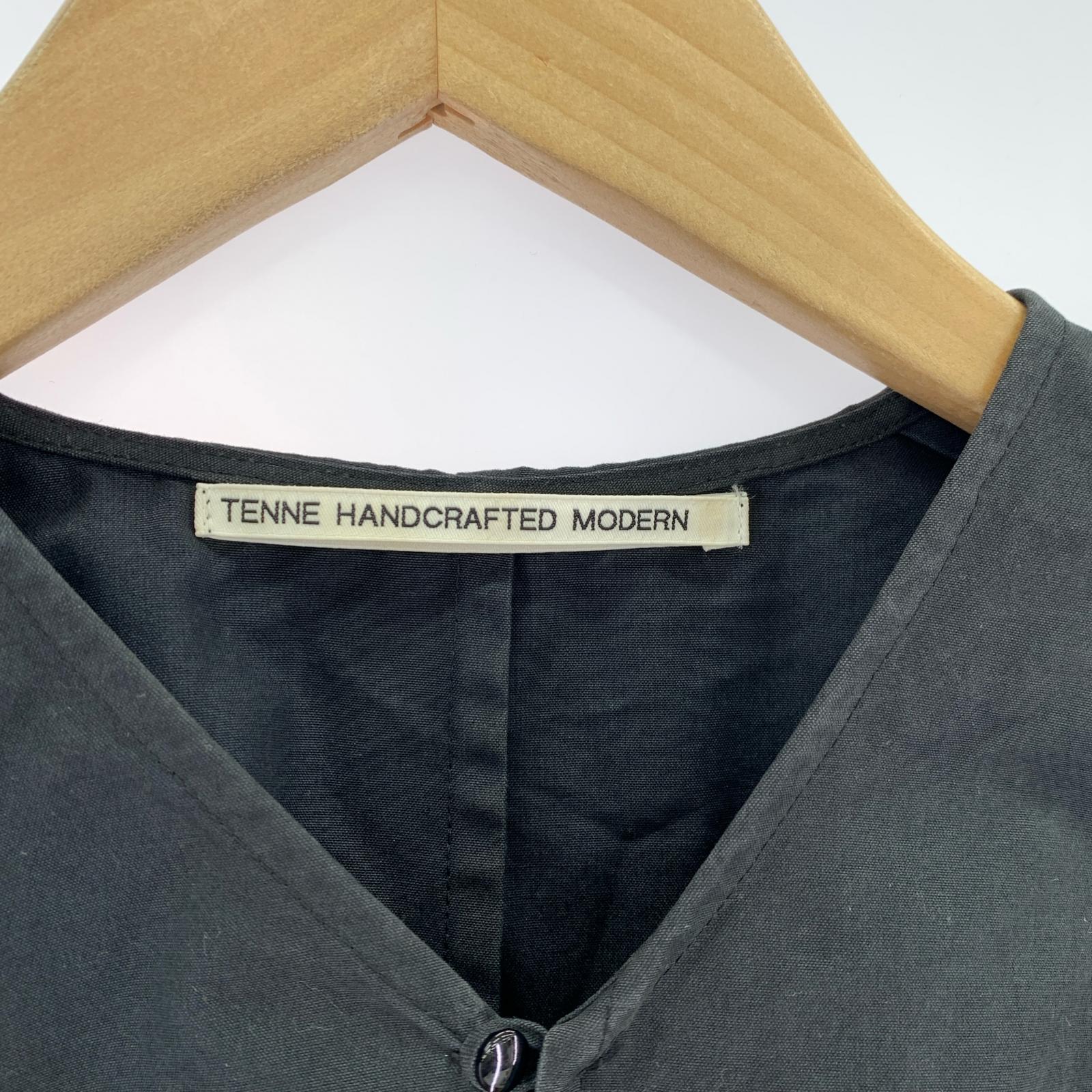ワンピース TENNE HANDCRAFTED MODERN ノーカラーワンピース 黒 (F) ブラック