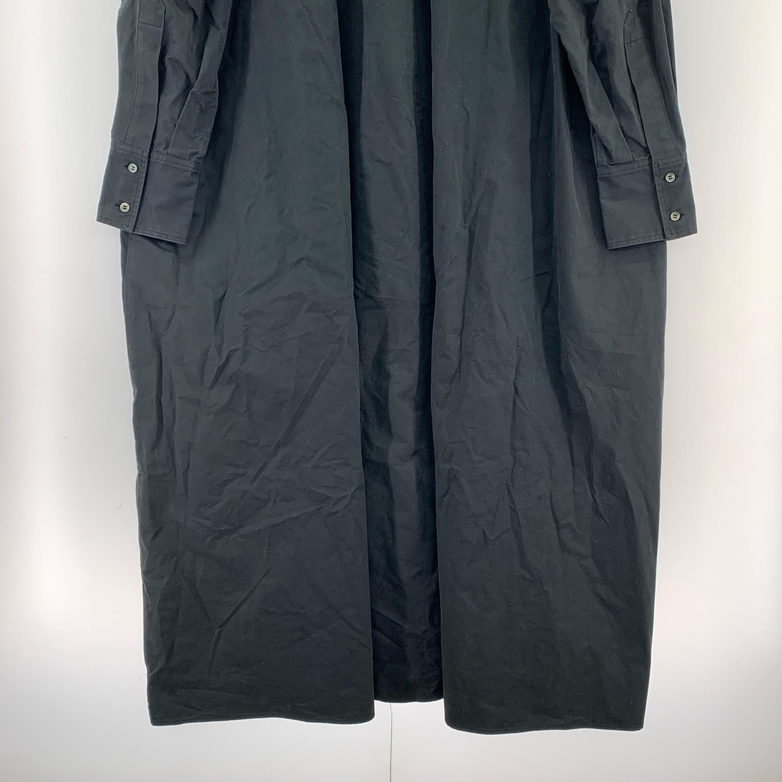 ワンピース TENNE HANDCRAFTED MODERN ノーカラーワンピース 黒 (F) ブラック