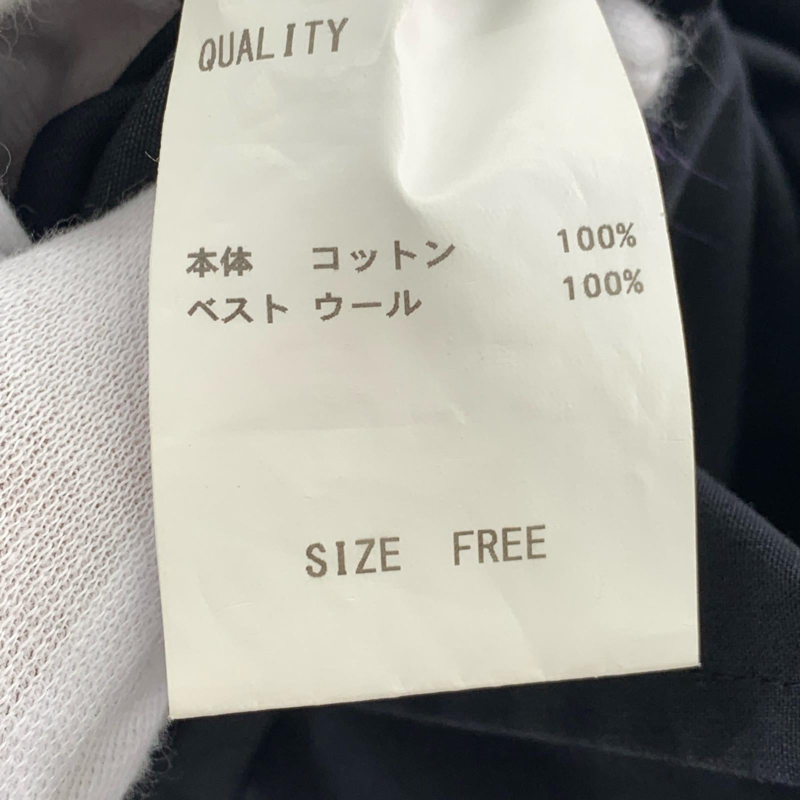 ワンピース TENNE HANDCRAFTED MODERN ノーカラーワンピース 黒 (F) ブラック
