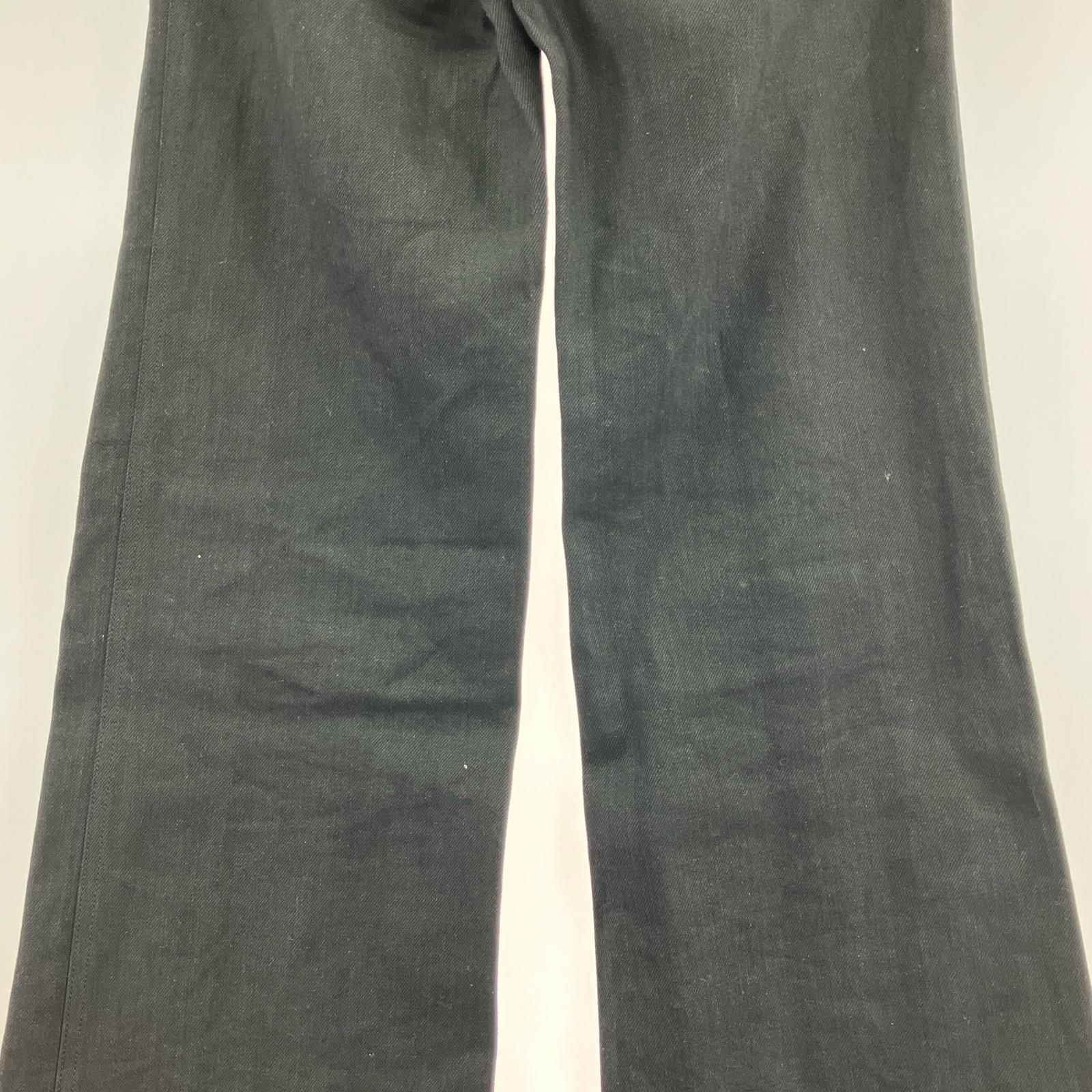 デニムパンツ SUPER LONG DENIM ブラック