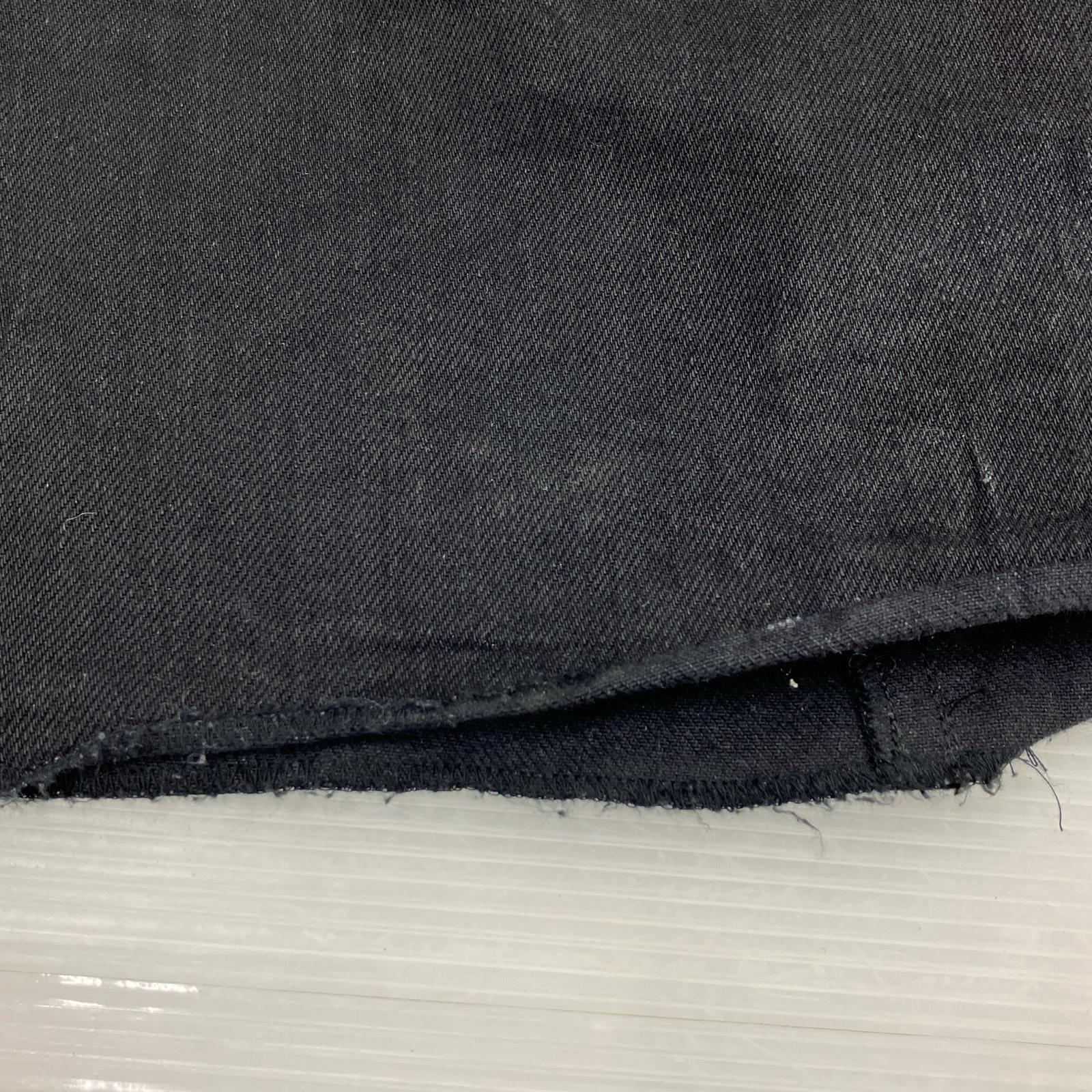 デニムパンツ SUPER LONG DENIM ブラック