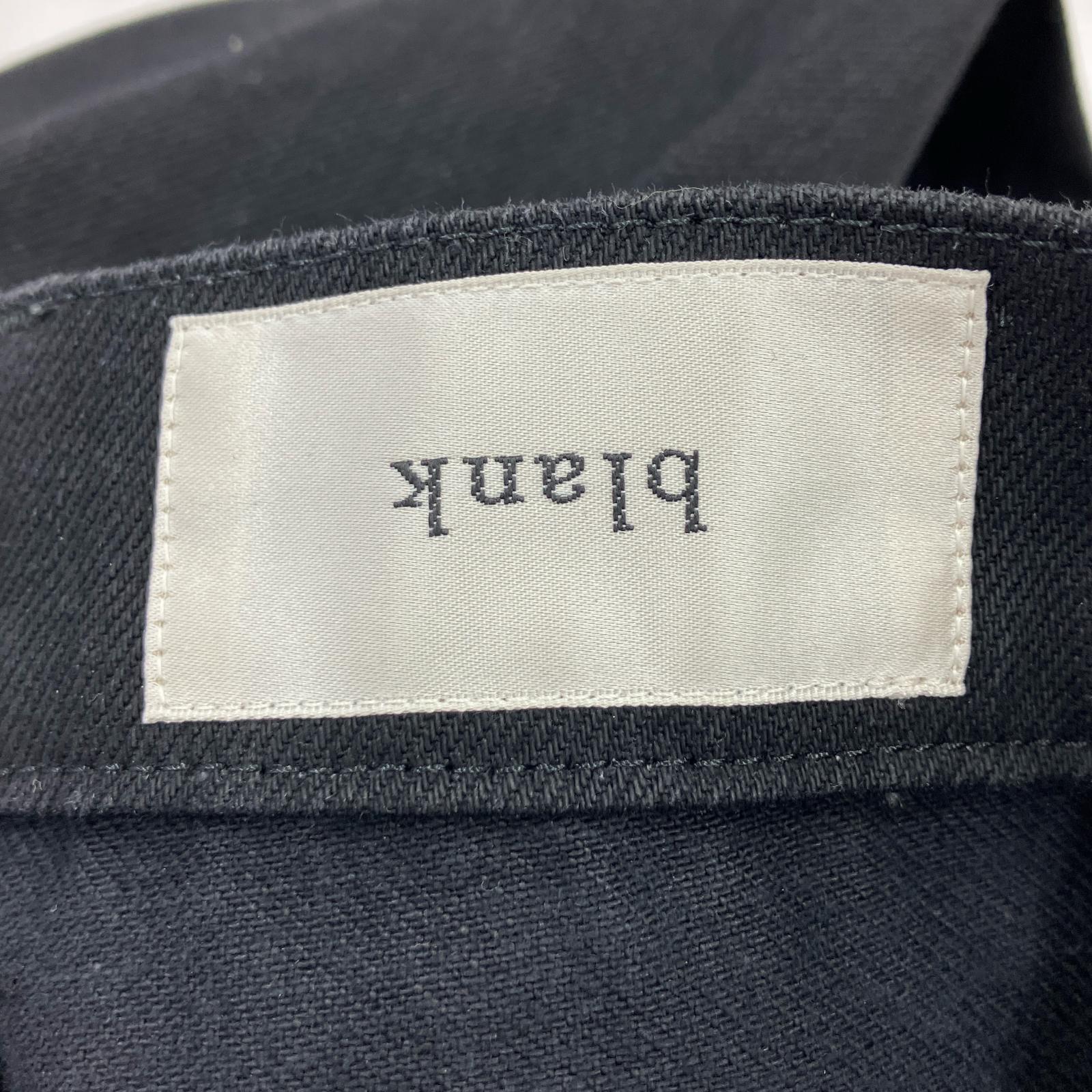 デニムパンツ SUPER LONG DENIM ブラック