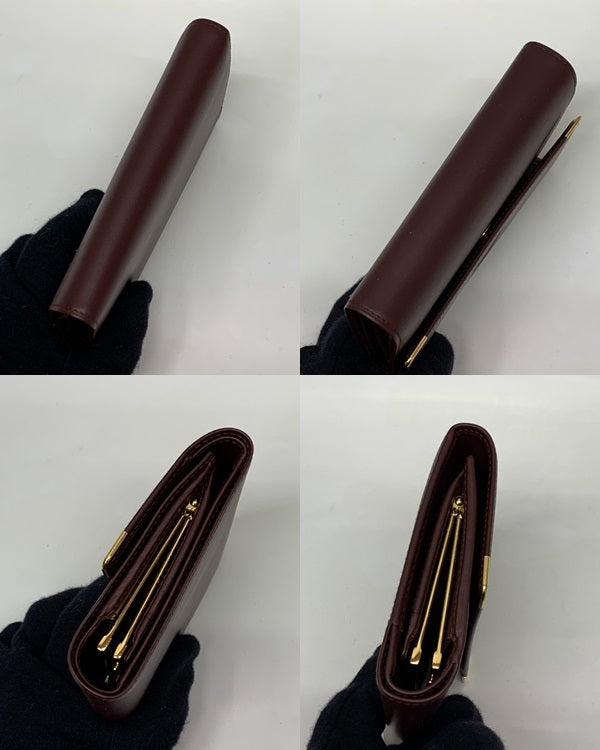 cartier マストドゥカルティエ 3つ折り財布