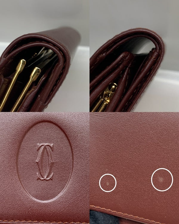 cartier マストドゥカルティエ 3つ折り財布