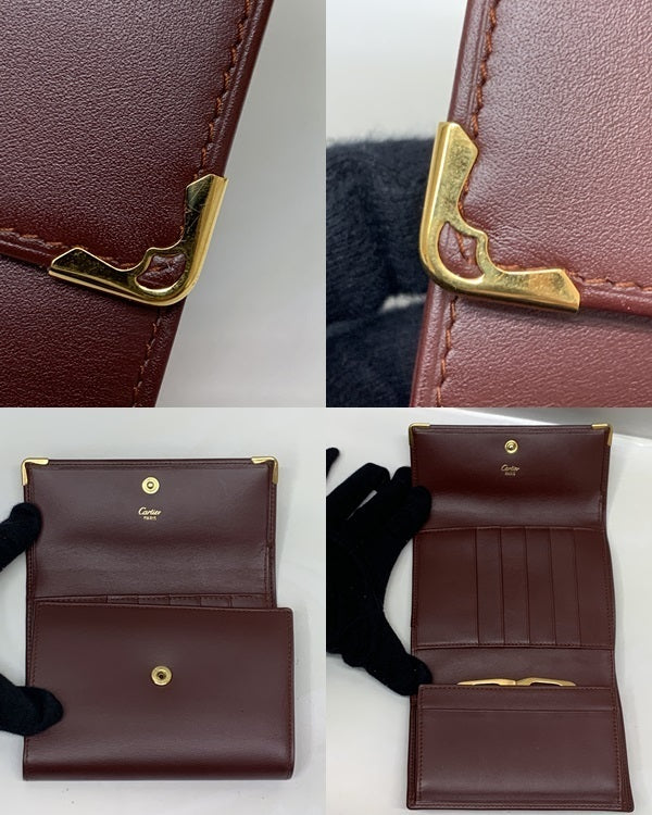 cartier マストドゥカルティエ 3つ折り財布