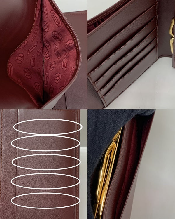 cartier マストドゥカルティエ 3つ折り財布