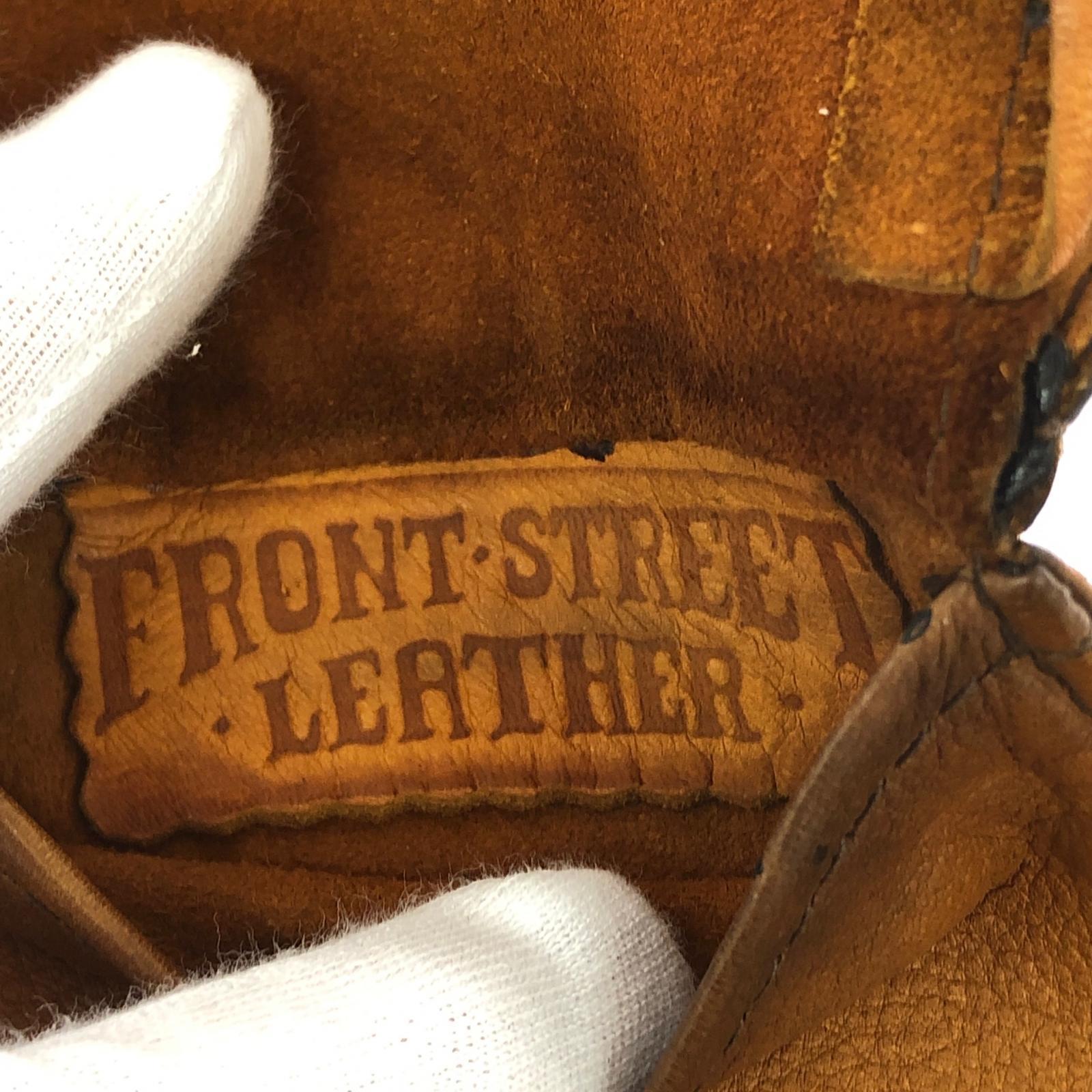 その他アクセサリー FRONT STREET LEATHER レザーウエストポーチ ブラウン