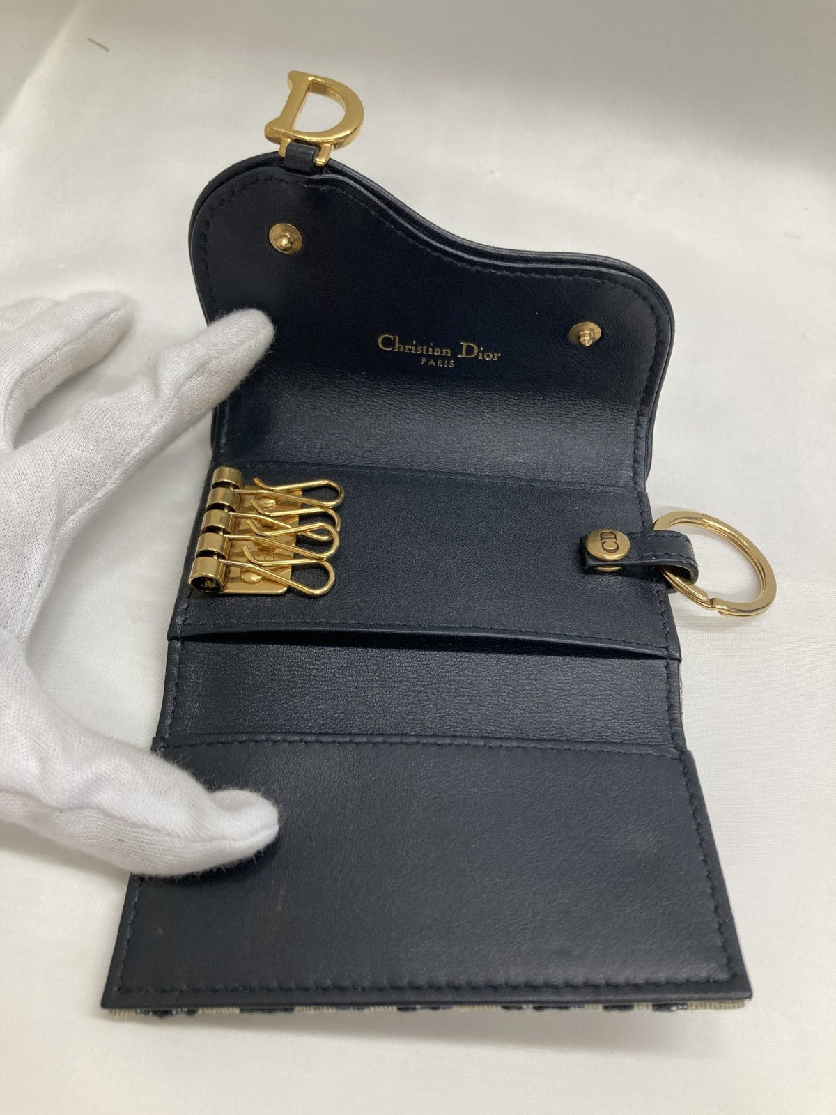 DIOR キーケース オブリーク