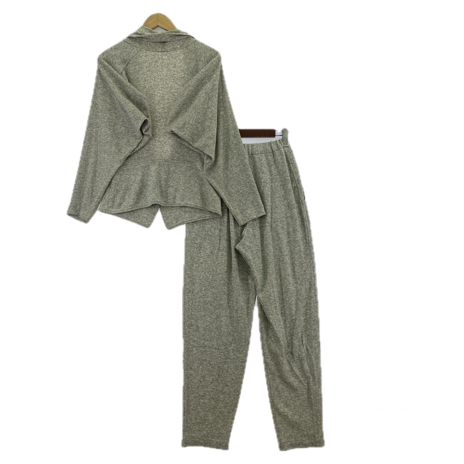 ジャケット 80s~ ISSEY MIYAKE 初期タグ ニットセットアップ M グレー M グレー