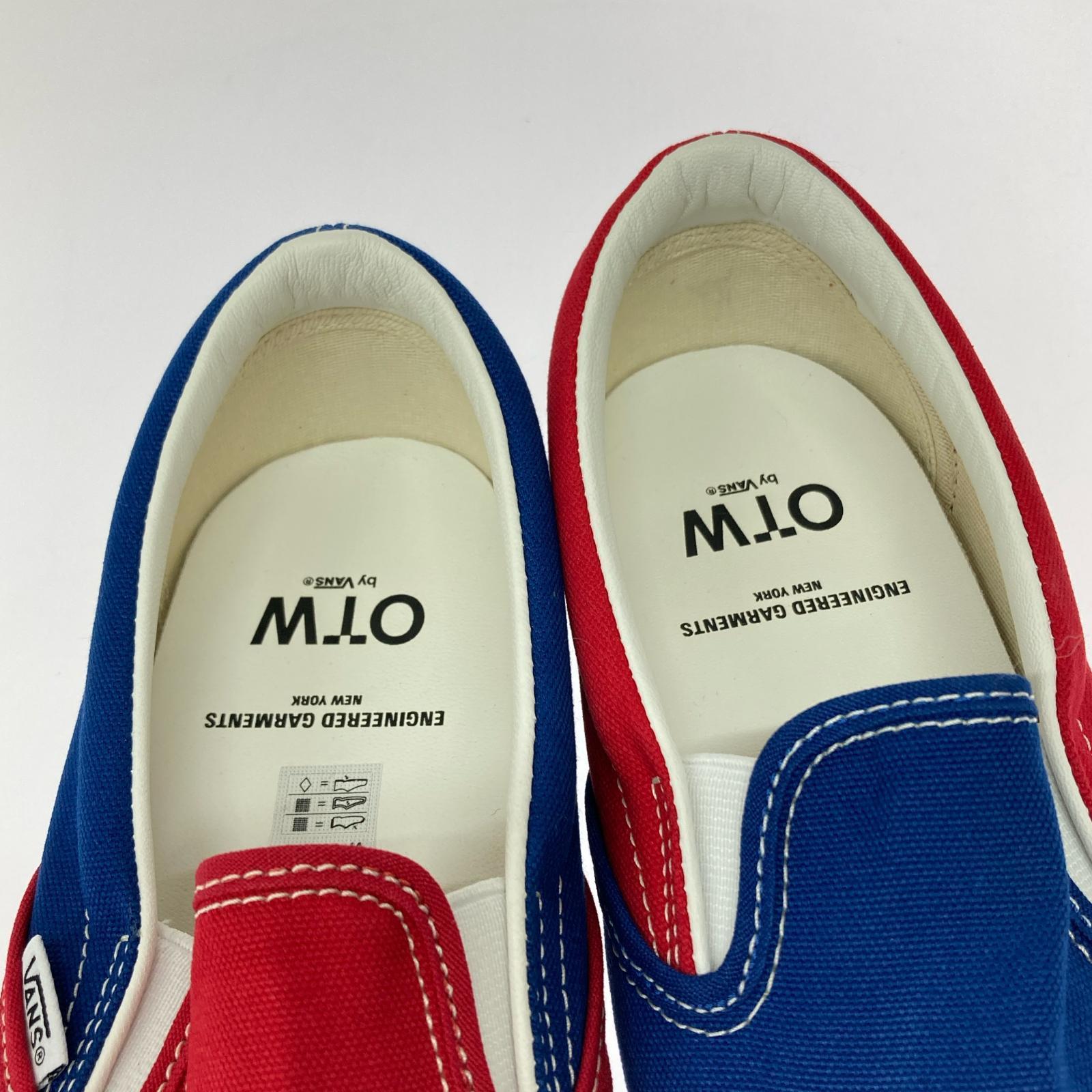 スニーカー ×Engineered Garments Slip-On バイカラー 27.5cm (US9 1/2 UK9 EU45)