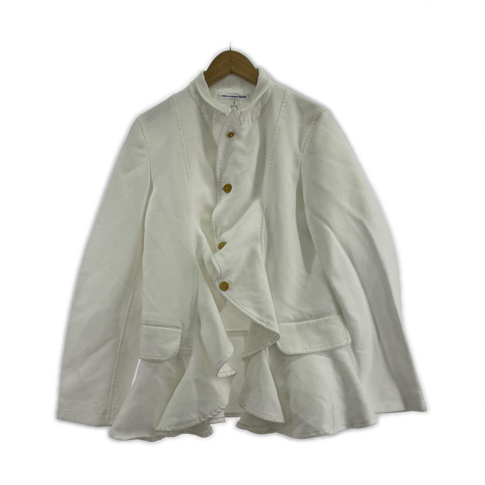 テーラードジャケット COMME des GARCONS SHIRT 23SS FK-J002 S ホワイト