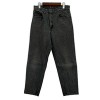 デニムパンツ 550 USA black denim pants 後染めブラック 32 ブラック