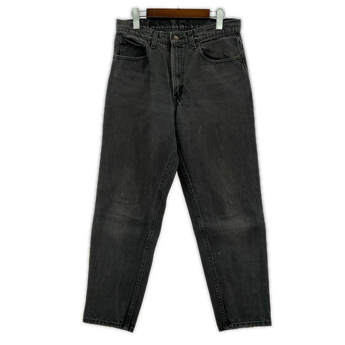 デニムパンツ 550 USA black denim pants 後染めブラック 32 ブラック