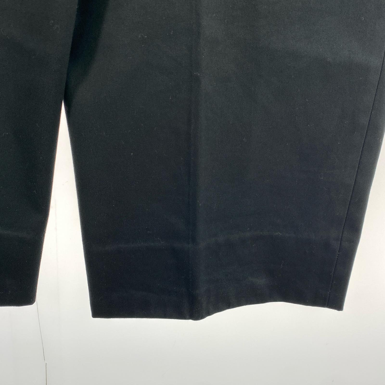 パンツ 17AW ワイドスラックス 46 ブラック 46 ブラック