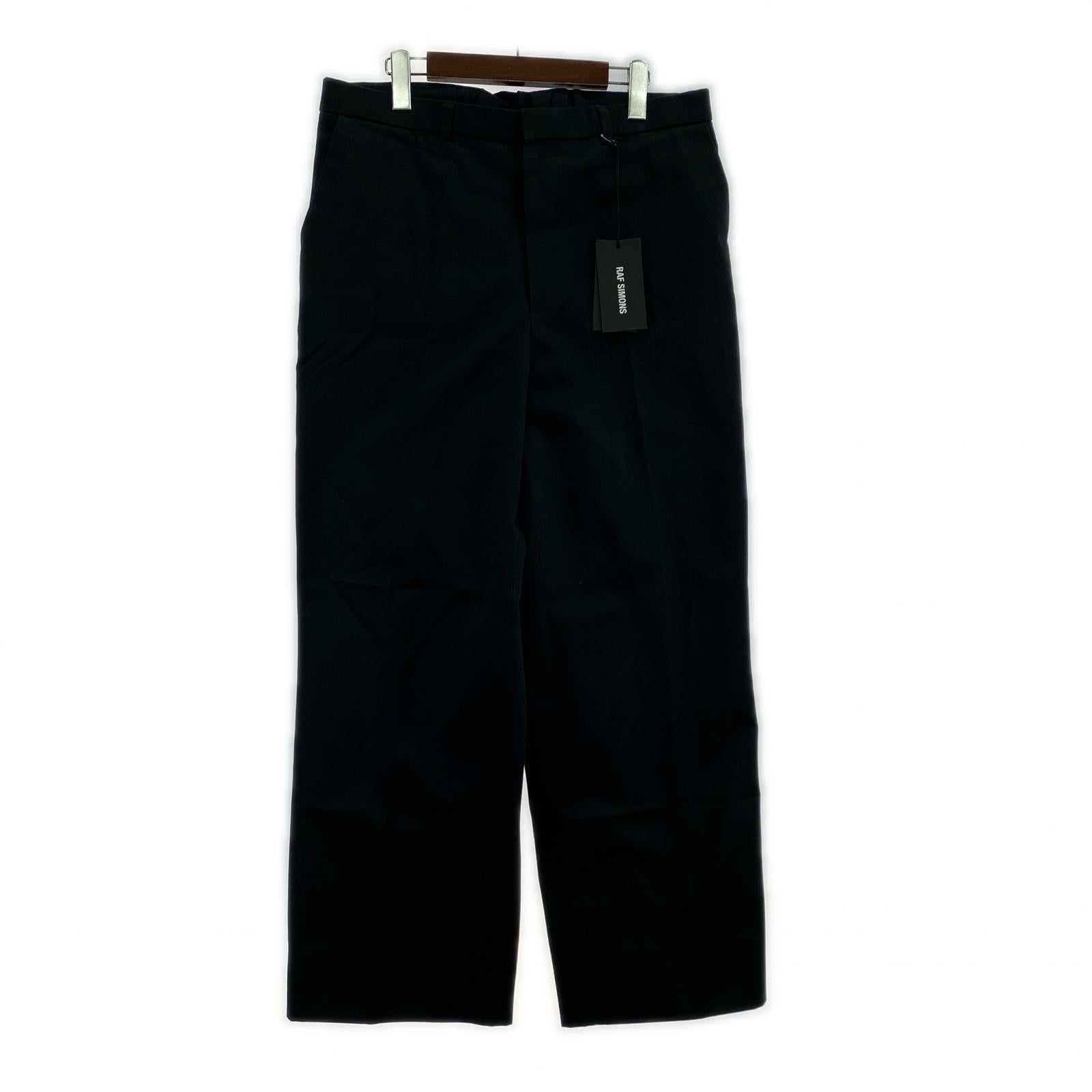 パンツ 17AW ワイドスラックス 46 ブラック 46 ブラック