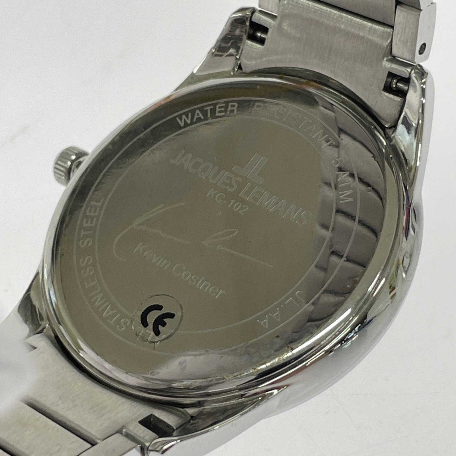 腕時計 JACQUES LEMANS KC-102 シルバー