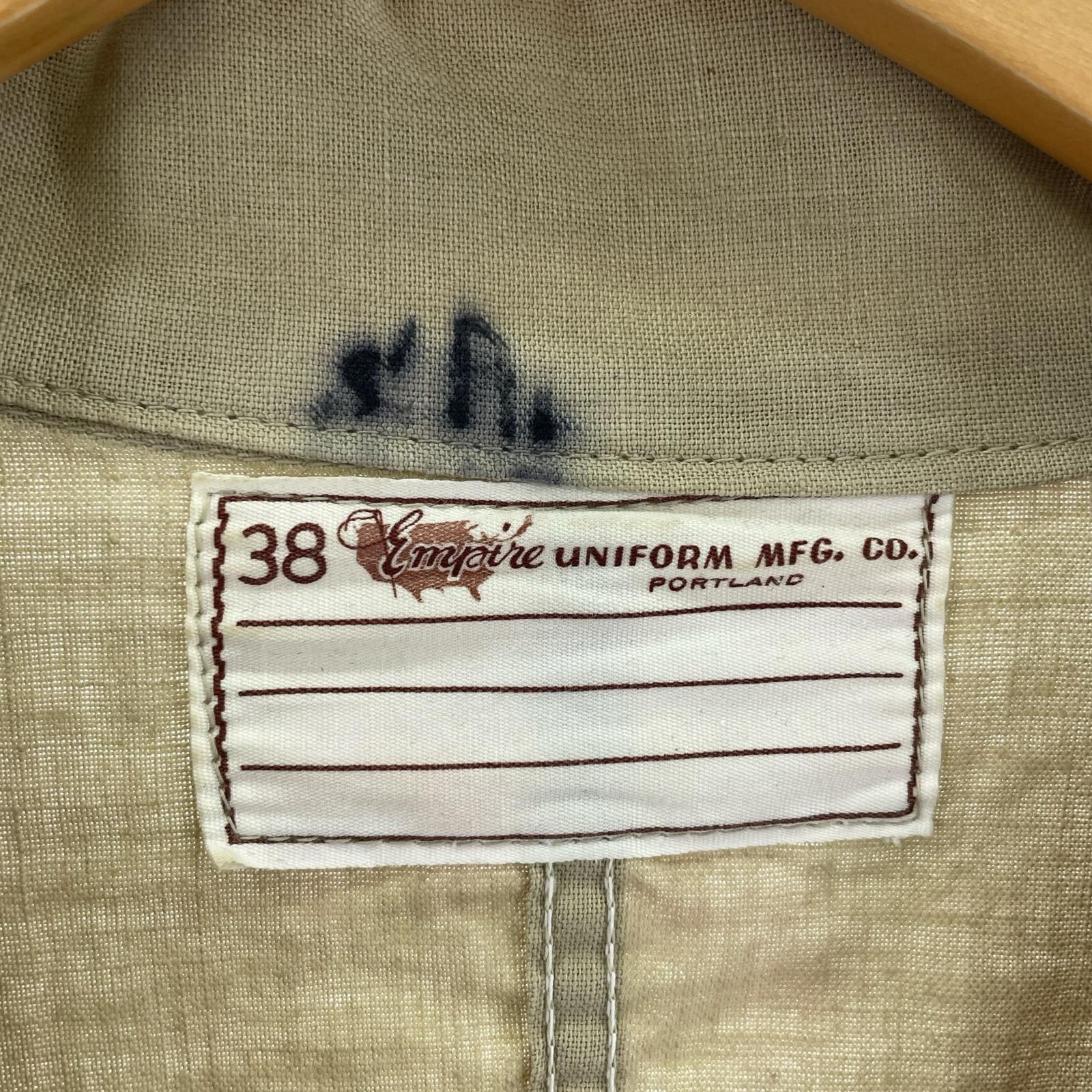 ジャケット EMPIRE UNIFORM MFG ワークジャケット BEG (38) ベージュ