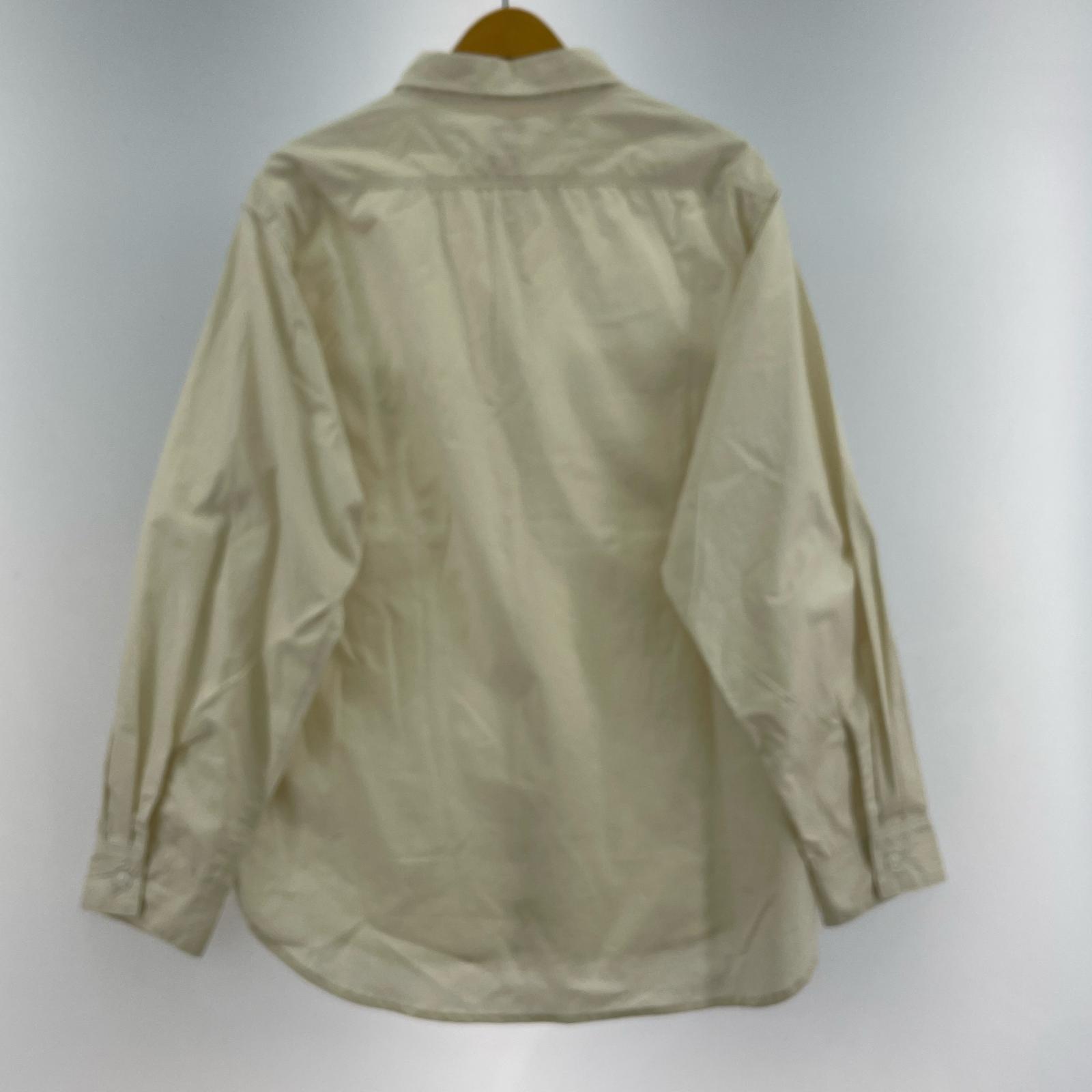 長袖シャツ W-POCKET WORK SHIRT L ベージュ