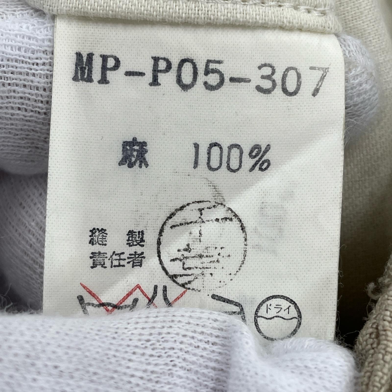 パンツ Y’s for men 90s~ 初期 白タグ アジャスター付 リネンスラックス S ベージュ S ベージュ