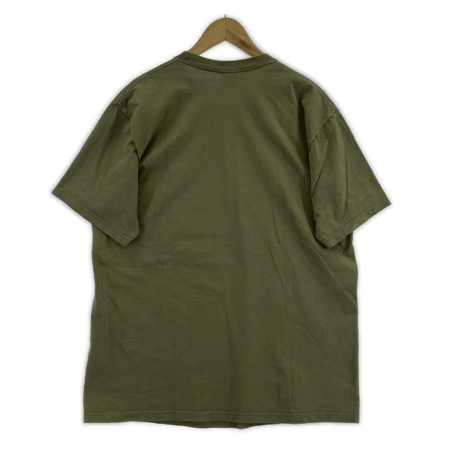 半袖Tシャツ Cross Box Logo Tee (L) オリーブ L