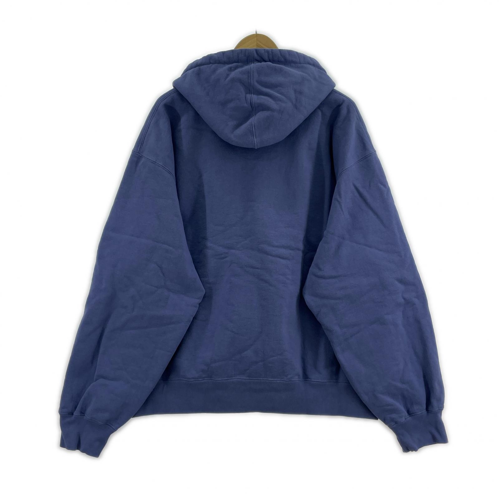 パーカー 23SS BEADED HOODIE L L パープル