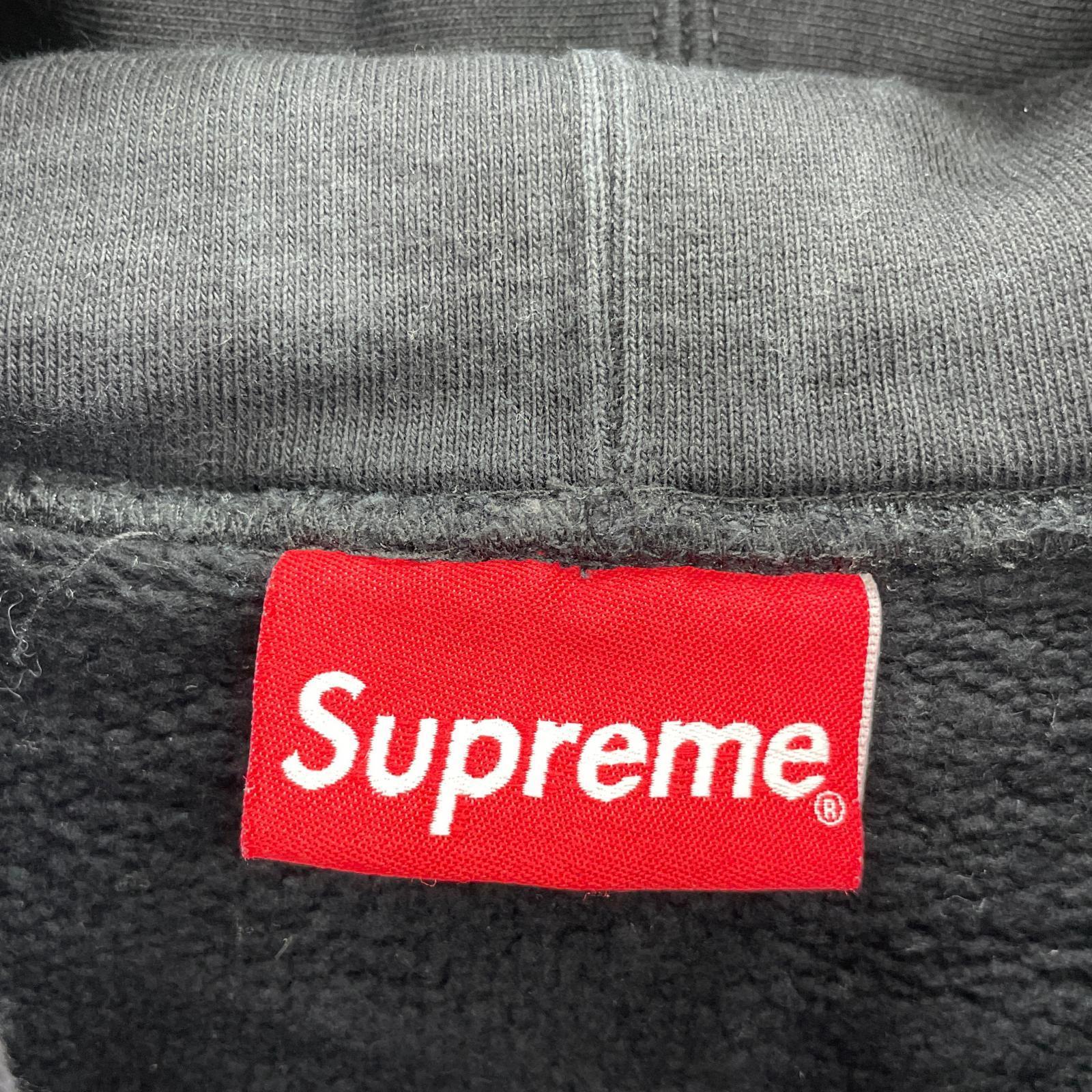 パーカー 20SS ARM METARIC LOGO HOODIE L L ブラック