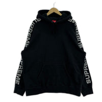 パーカー 20SS ARM METARIC LOGO HOODIE L L ブラック