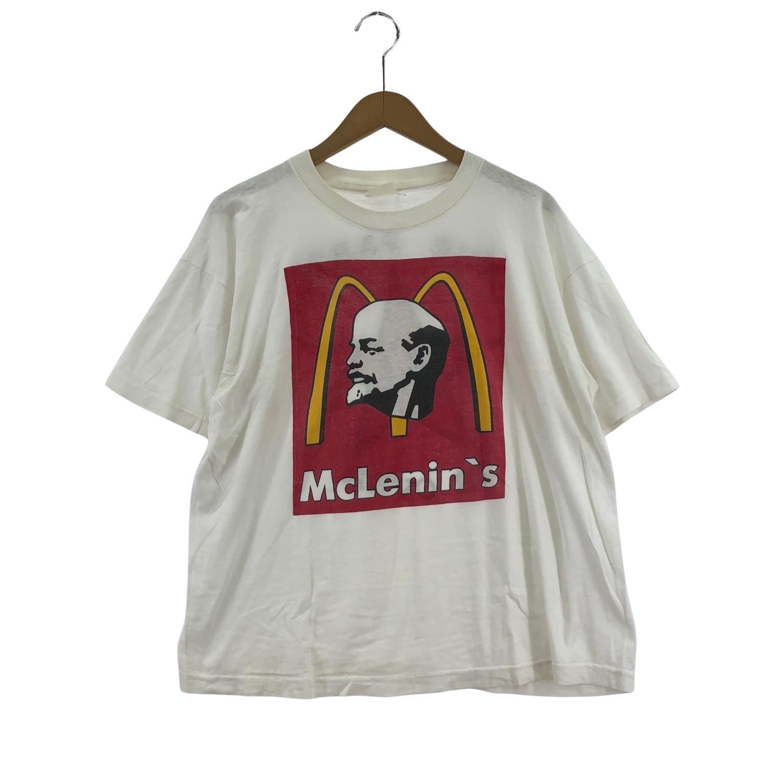 半袖Tシャツ 90s McLenin's パロディ Tee ホワイト