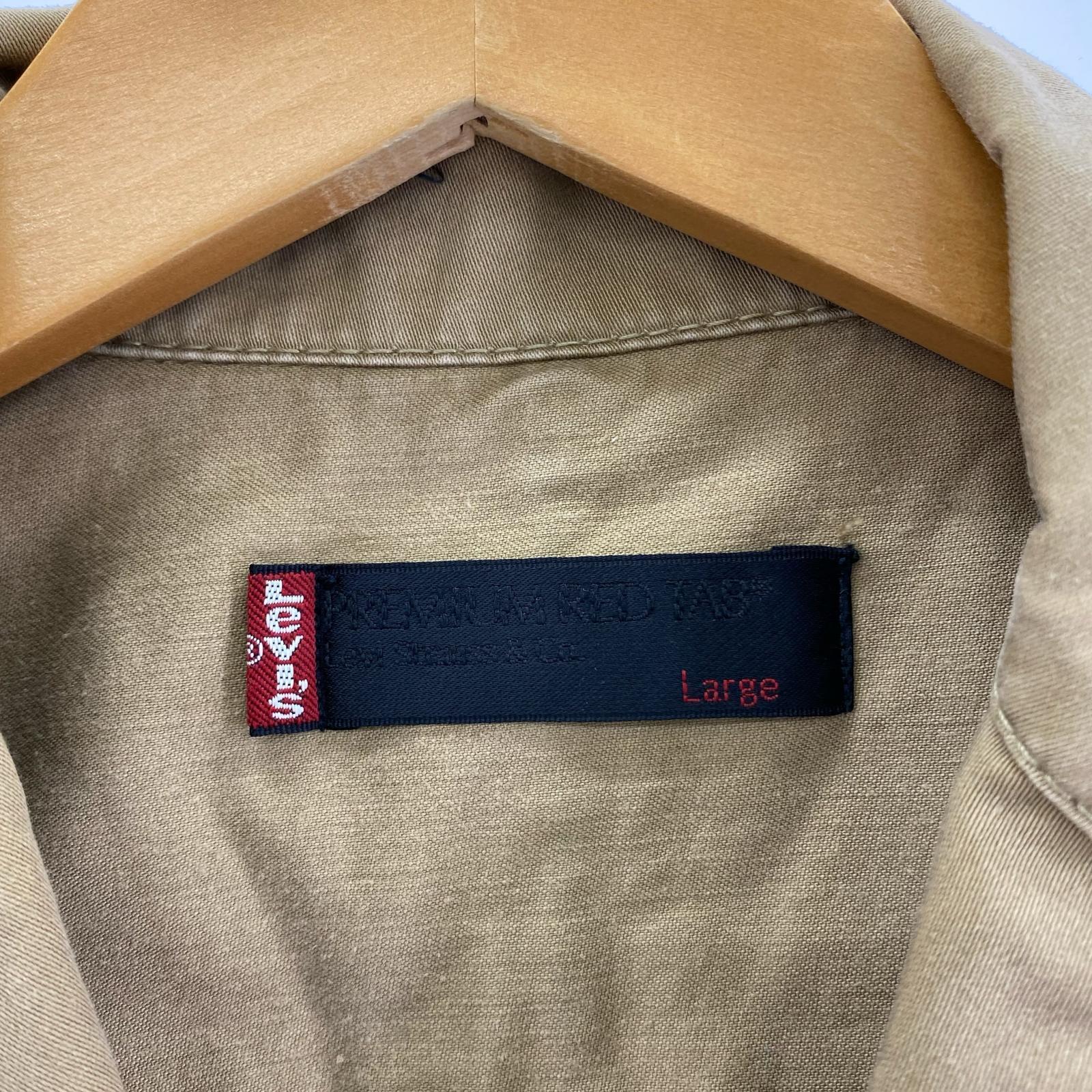 ジャケット RED TAB アシンメトリージャケット L ブラウン