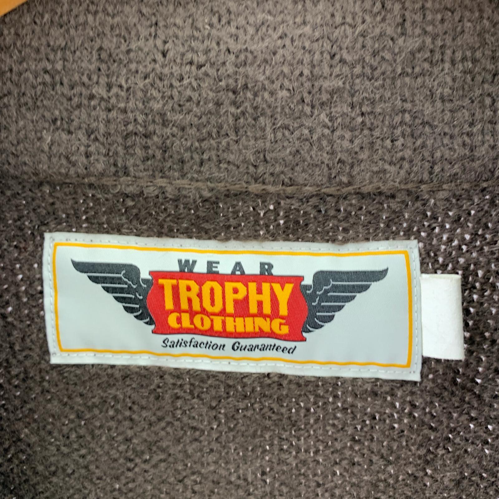 ニット TROPHY CLOTHING Shawl Collar Knit Jacket ブラウン